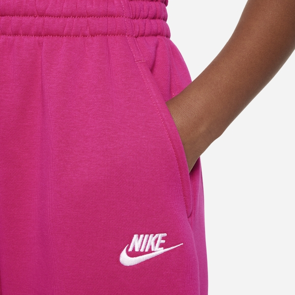 Nike Club Pants Girl - Fireberry/White