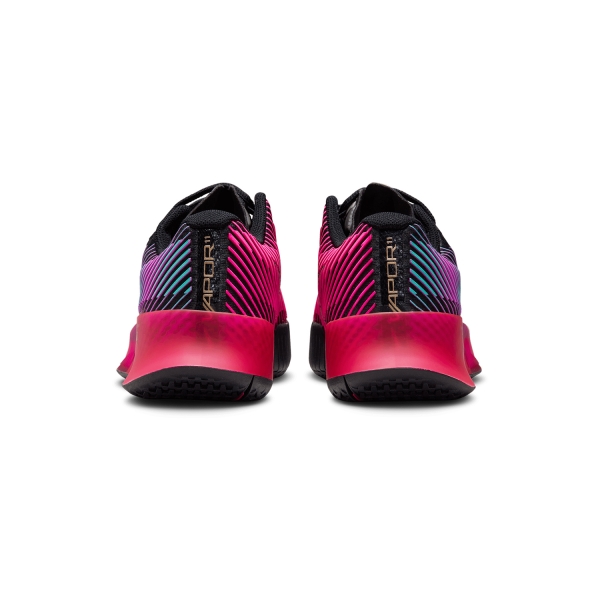 Nike Court Air Zoom Vapor 11 HC - Black/Multi Color/Fireberry
