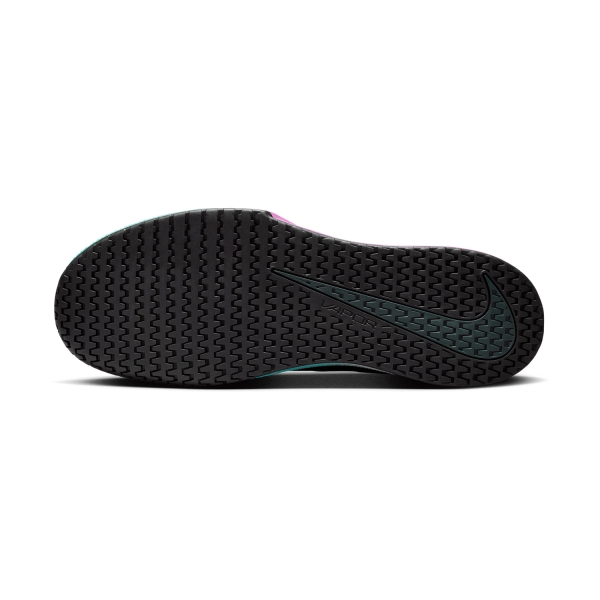 Nike Court Vapor Lite 2 HC - Black/Metallic Silver