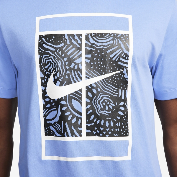 Blue and white nike shirt hotsell