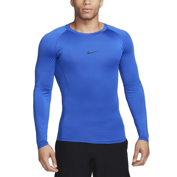 Camisetas y Sudaderas Hombre Nike DriFIT Pro Camisa  Game Royal/Black FB7919480