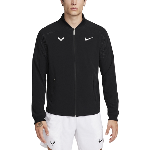 Chaquetas Tenis Hombre Nike DriFIT Rafa Chaqueta  Black/White DV2885010