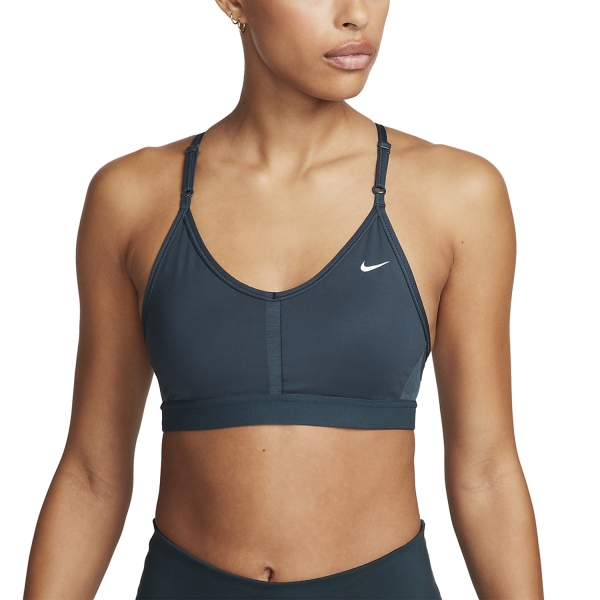Woman Bra and Underwear Nike Indy Logo Sports Bra  Deep Jungle/White CZ4456328