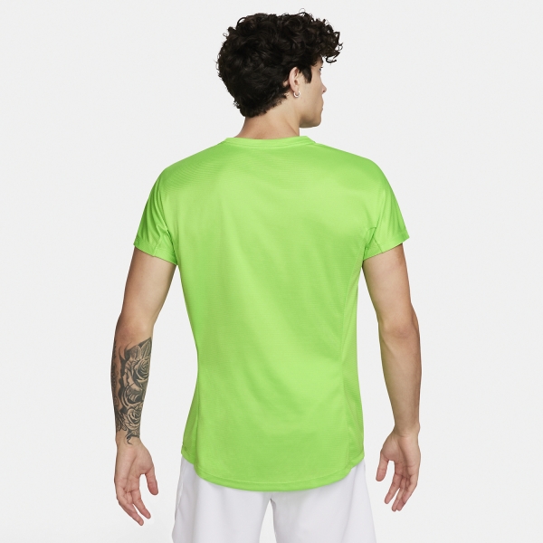 Nike Rafa Challenger T-Shirt - Action Green/Light Lemon Twist/White