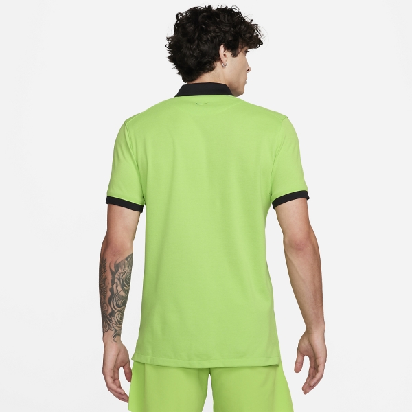 Nike Rafa Logo Men's Tennis Polo - Action Green/Light Lemon Twist