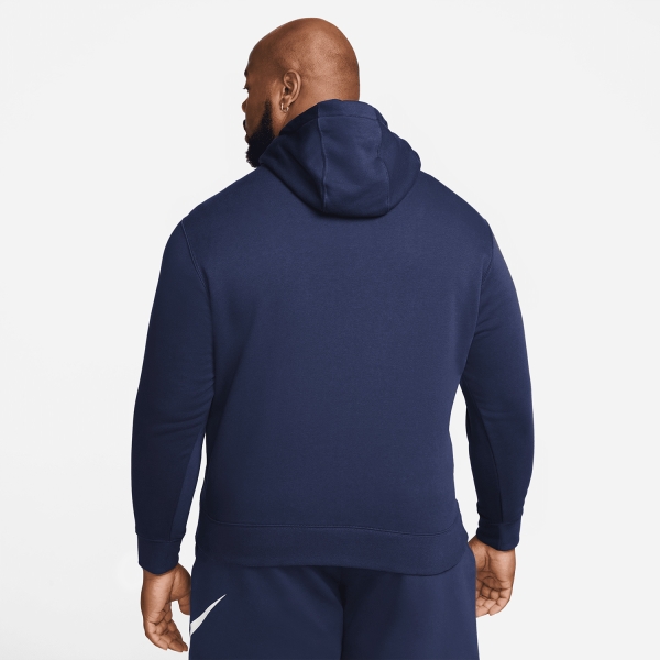 Nike Sportswear Club Hoodie - Midnight Navy/White