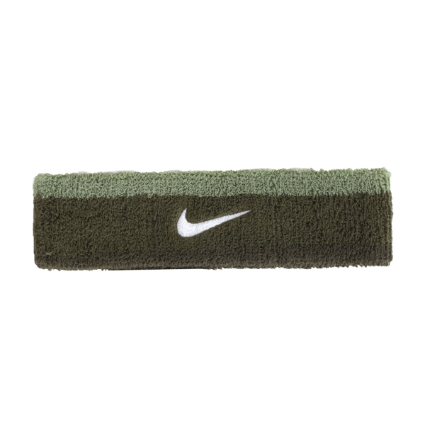Fasce Tennis Nike Nike Swoosh Banda  Oil Green/Medium Olive/Cargo Khaki  Oil Green/Medium Olive/Cargo Khaki N.000.1544.314.OS