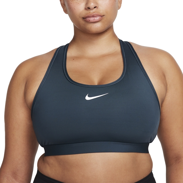 Woman Bra and Underwear Nike Swoosh Sports Bra  Deep Jungle/White DX6821328