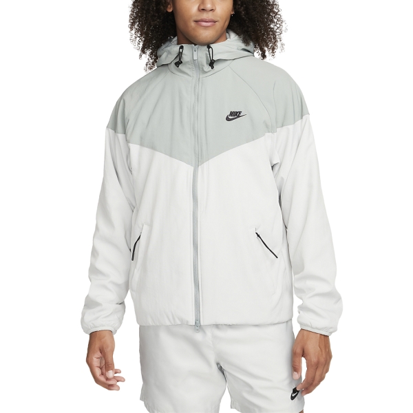 Giacche da Tennis Uomo Nike Windrunner Winter Giacca  Mica Green/Light Silver/Black FB8618330