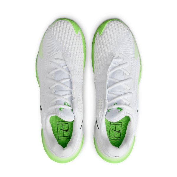 Nike Air Zoom Vapor Cage 4 Rafa HC - White/Black/Action Green/lt Lemon Twist