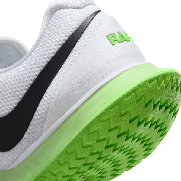 Nike Air Zoom Vapor Cage 4 Rafa HC - White/Black/Action Green/lt Lemon Twist