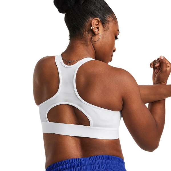 HeatGear Sports Bra - White/Reflective