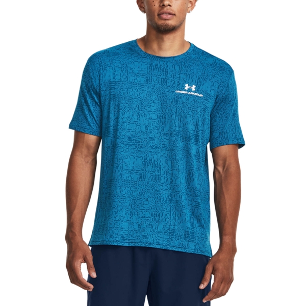 Maglietta Tennis Uomo Under Armour Under Armour Rush Energy Print TShirt  Varsity Blue  Varsity Blue 13767920426