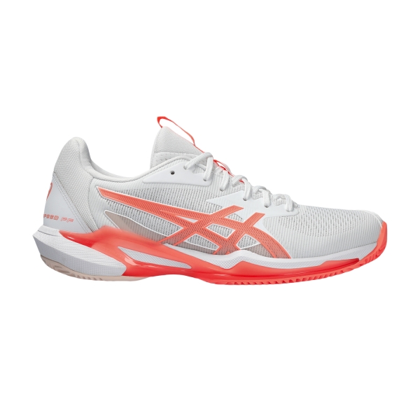 Scarpe Tennis Donna Asics Solution Speed FF 3 Clay  White/Sun Coral 1042A248100