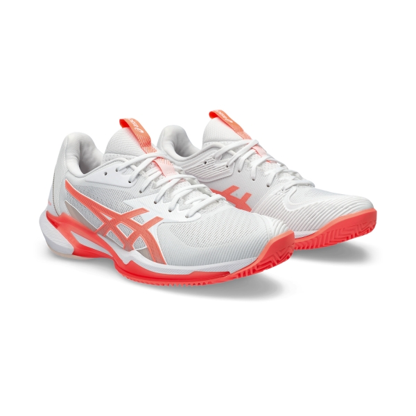 Asics Solution Speed FF 3 Clay - White/Sun Coral