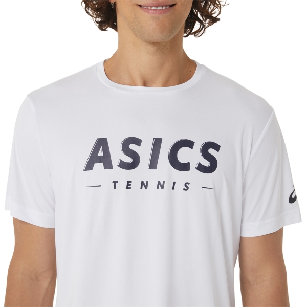 Asics Court Graphic Maglietta - Brilliant White