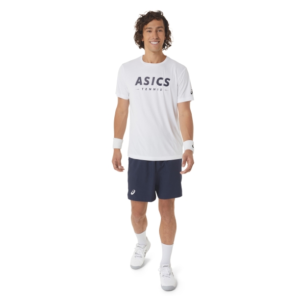 Asics Court Graphic Camiseta - Brilliant White