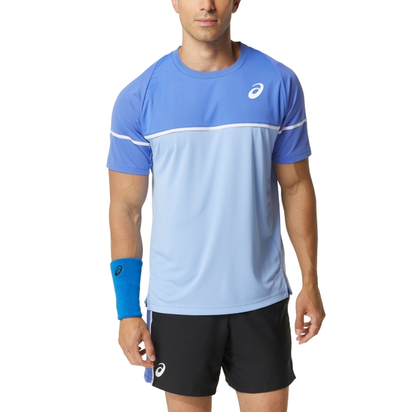 Camisetas de Tenis Hombre Asics Game Camiseta  Sapphire 2041A292403