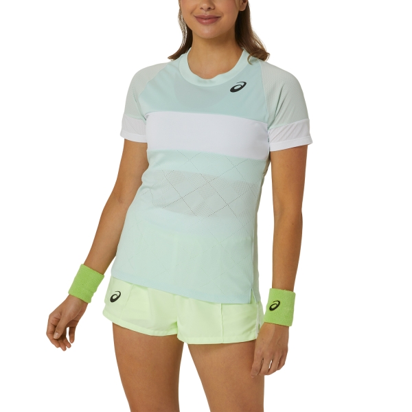 Camisetas y Polos de Tenis Mujer Asics Game Camiseta  Pale Blue 2042A301409