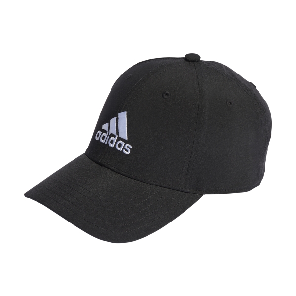 Tennis Hats and Visors adidas Lightweight Cap  Black/White IB3244