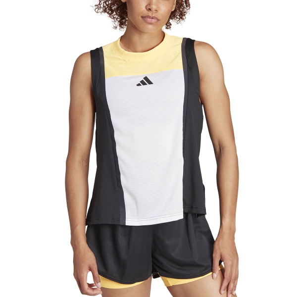 Canotte Tennis Donna adidas adidas Match Pro Tank  White/Spark/Black  White/Spark/Black IM8179