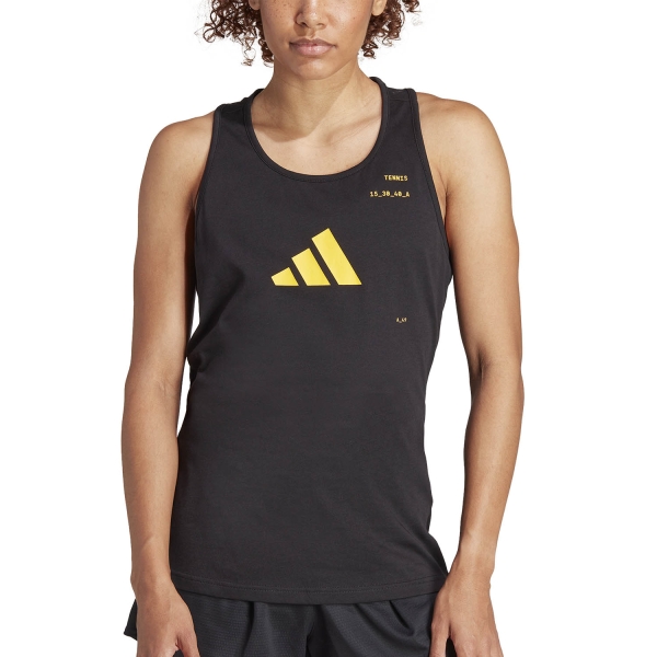 Canotte Tennis Donna adidas AERORDY Graphic Canotta  Black IS2423