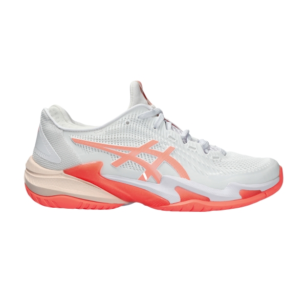 Women`s Tennis Shoes Asics Court FF 3  White/Sun Coral 1042A220103
