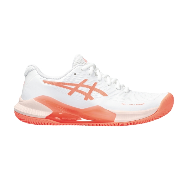 Scarpe Tennis Donna Asics Gel Challenger 14 Clay  White/Pearl Pink 1042A254101