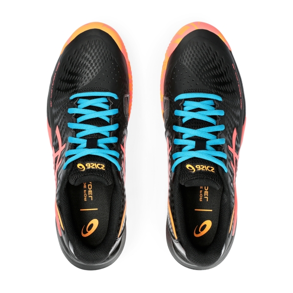 Asics Gel Challenger 14 Padel - Black/Blazing Coral