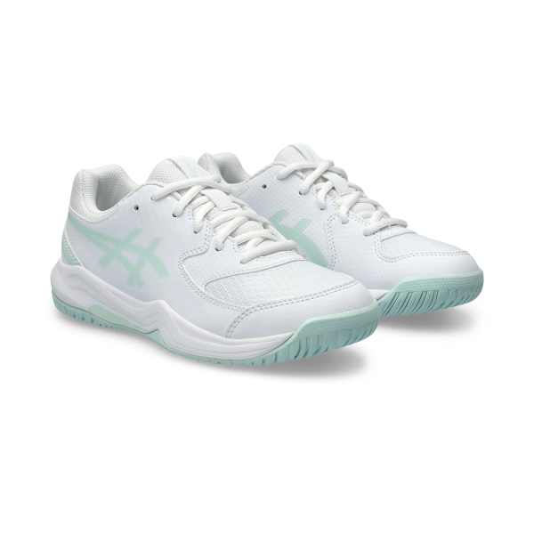 Asics Gel Dedicate 8 GS Junior - White/Pale Blue