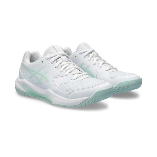 Asics Gel Dedicate 8 - White/Pale Blue