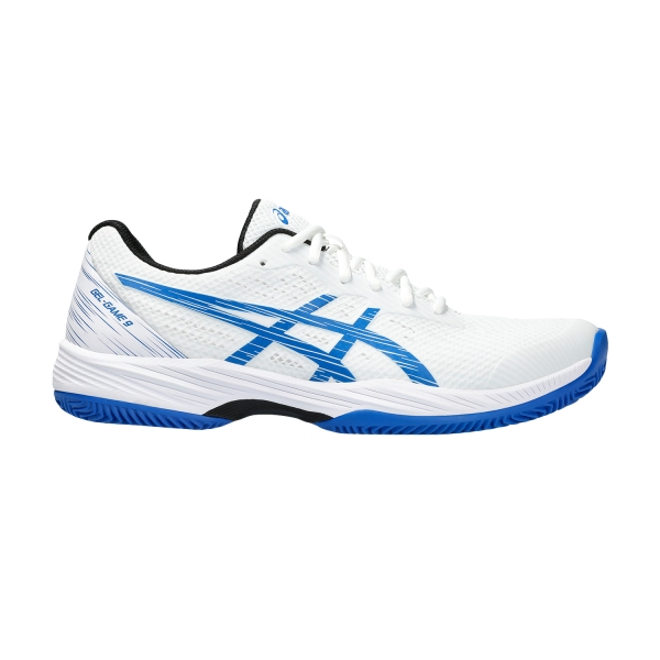 Scarpe Tennis Uomo Asics Gel Game 9 Clay/OC  White/Tuna Blue 1041A358103