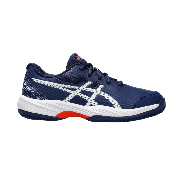 Junior Tennis Shoes Asics Gel Game 9 GS Clay/OC Junior  Blue Expanse/Pure Silver 1044A057403