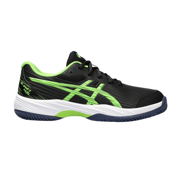 Scarpe Padel Asics Gel Game 9 GS Padel Bambini  Black/Electric Lime 1044A066001