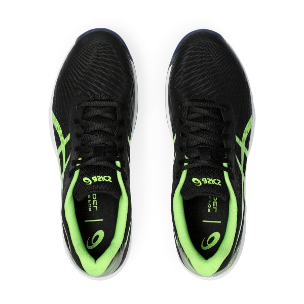 Asics Gel Game 9 Padel - Black/Electric Lime