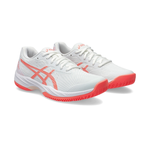 Asics Gel Game 9 - White/Sun Coral