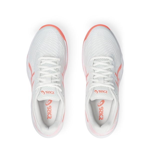 Asics Gel Game 9 - White/Sun Coral