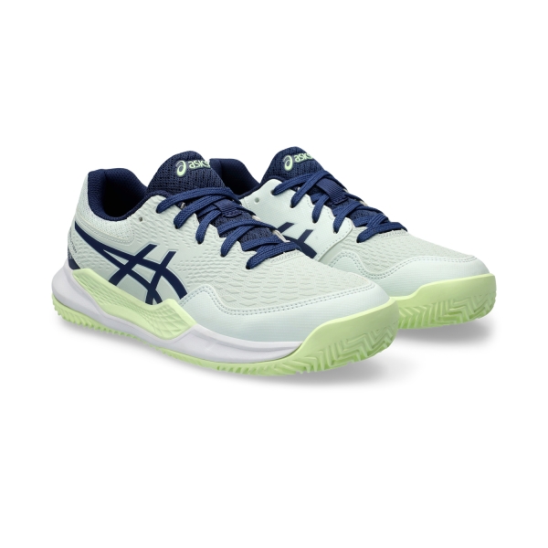 Asics Gel Resolution 9 GS Clay Junior - Pale Mint/Blue Expanse