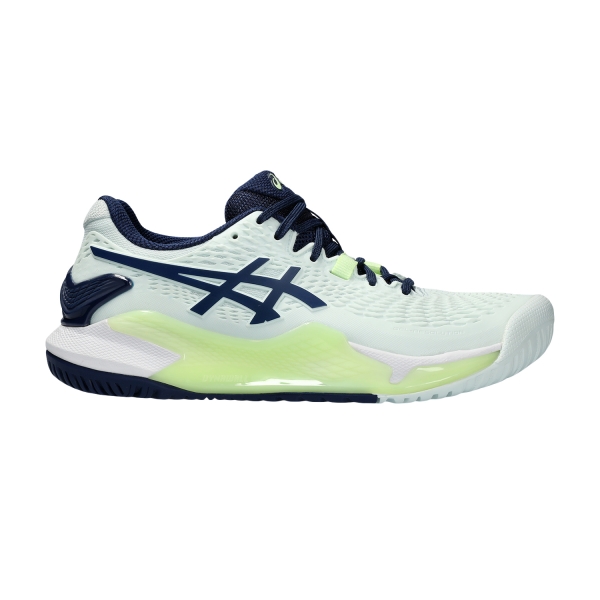 Women`s Tennis Shoes Asics Gel Resolution 9  Pale Mint/Blue Expanse 1042A208301