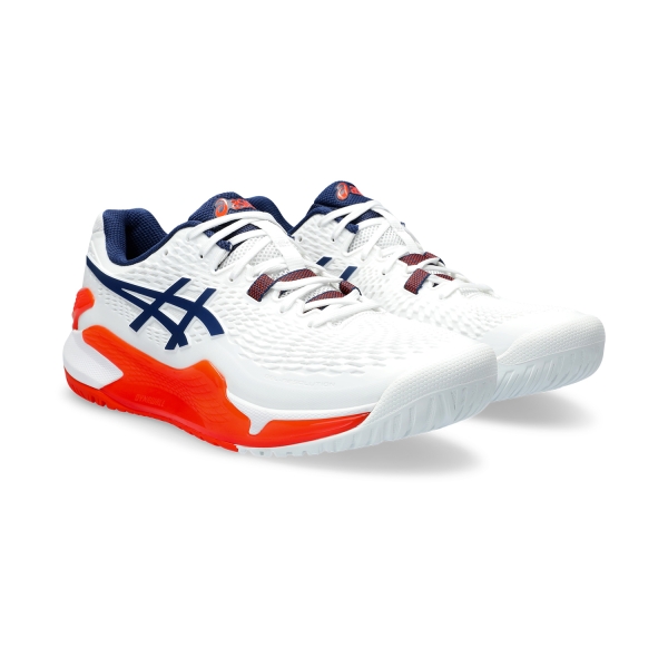 Asics Gel Resolution 9 - White/Blue Expanse