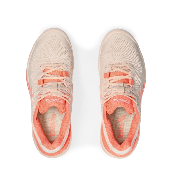 Asics Gel Resolution 9 Clay - Pearl Pink/Sun Coral