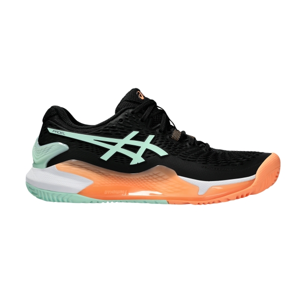 Scarpe Padel Asics Gel Resolution 9 Padel  Black/Mint Tint 1042A245001