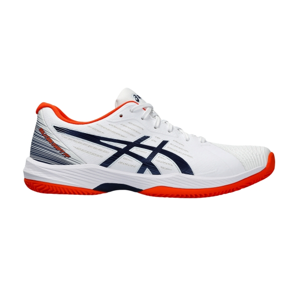 Men`s Tennis Shoes Asics Solution Swift FF Clay  White/Blue Expanse 1041A299104