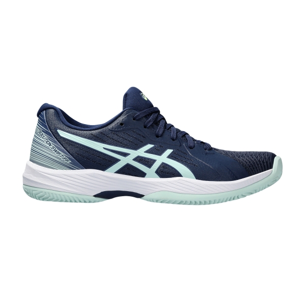 Calzado Tenis Mujer Asics Solution Swift FF Clay  Blue Expanse/Pale Blue 1042A198403