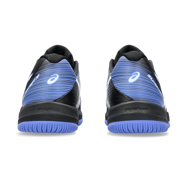 Asics men's solution speed ff best sale tennis shoes black and illusion blue