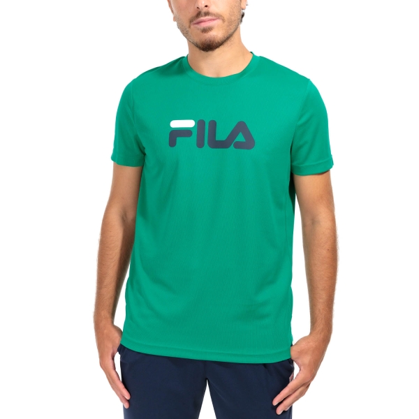Maglietta Tennis Uomo Fila Fila Court Camiseta  Ultramarine Green  Ultramarine Green FLM131020E3130