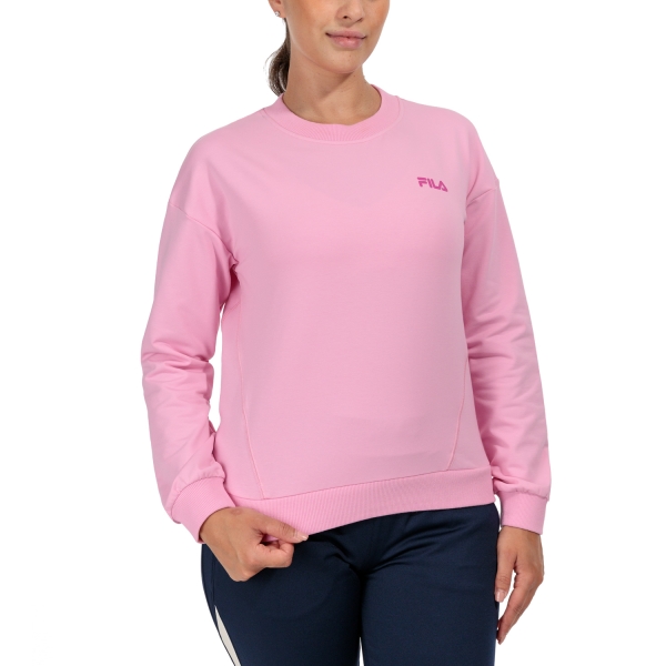 Women's Tennis Shirts and Hoodies Fila Elodie Hoodie  Begonia Pink XFL232123595