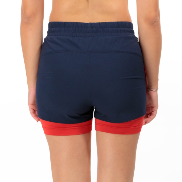 Fila Evie 3in Shorts - Navy/Red