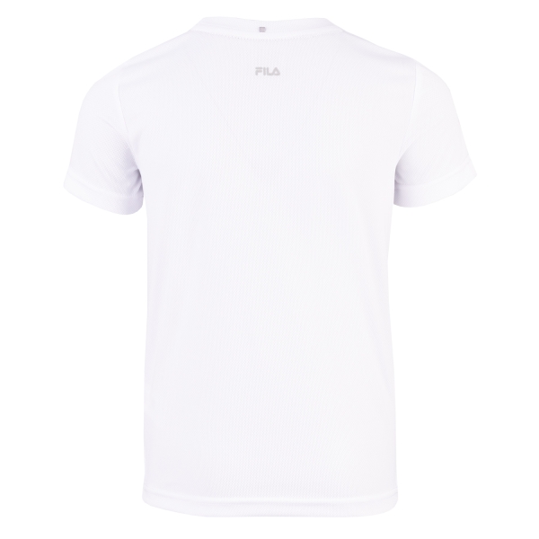 Fila Logo Maglietta da Tennis Bambini White