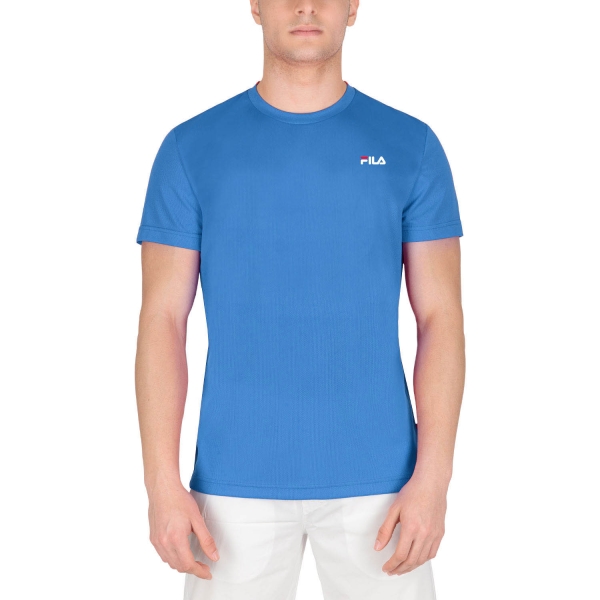 Men's Tennis Shirts Fila Logo TShirt  Simply Blue FLM142020E1100
